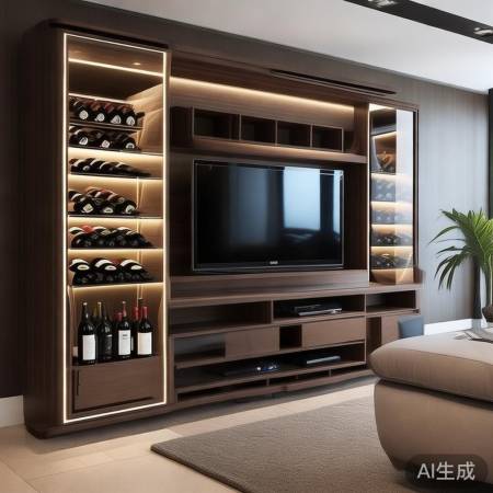 网红酒柜带电视柜，家居新选择！