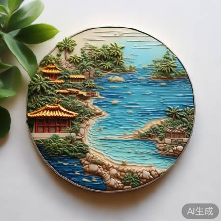 海南博物馆限定款冰箱贴，收藏海南风情之美