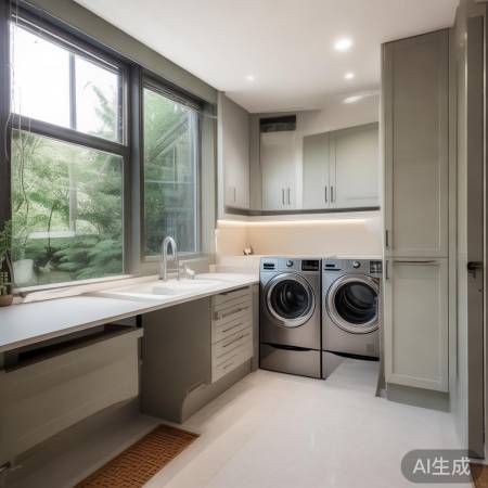 滚筒洗衣机适合放置在厨房吗？