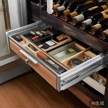 九皇酒柜客服附近热线电话教你(酒柜红酒格子设计，美观实用两不误)