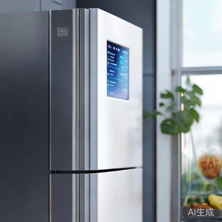 东芝冰箱极速维护站解释♛冰箱左门设计：独特造型，提升使用体验