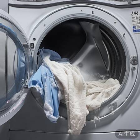 三洋洗衣机24H服务解释<自动洗衣机脱水后衣物为何有碱？巧除洗衣碱垢技巧分享>