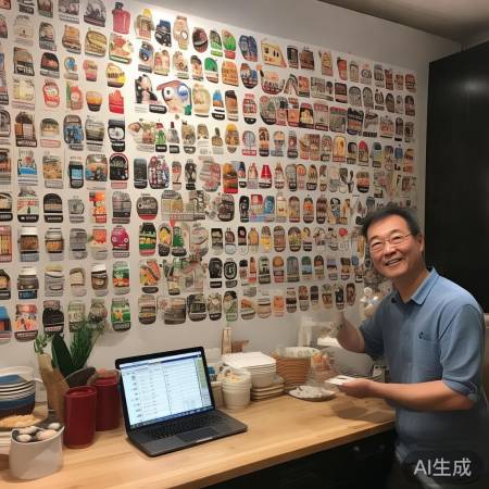 男子半年狂集750张瑞幸取餐码贴纸，背后原因引人深思