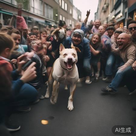 烈性犬牛头梗失控咬伤四五人,媒体热议背后真相!
