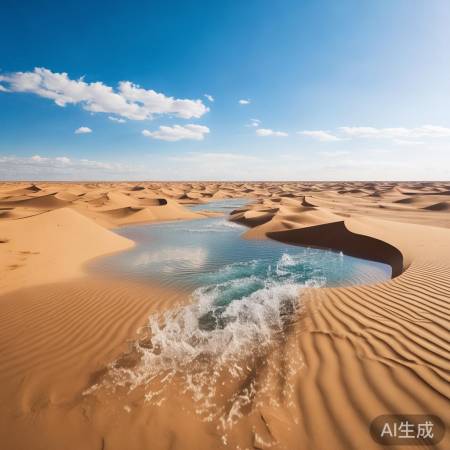 塔克拉玛干沙漠惊现：大型地下水水源揭秘！