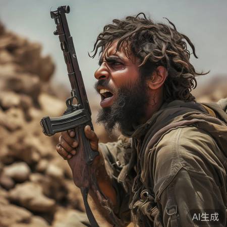 胡塞武装奇观:光脚唱歌单手压AK,揭秘真实战地生活
