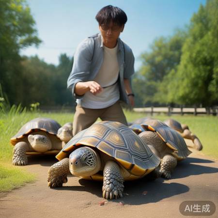 刘德华新片开机仪式现场惊现龟王遛龟?背后的原因令人惊讶!