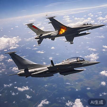 “菲军机空中相撞”